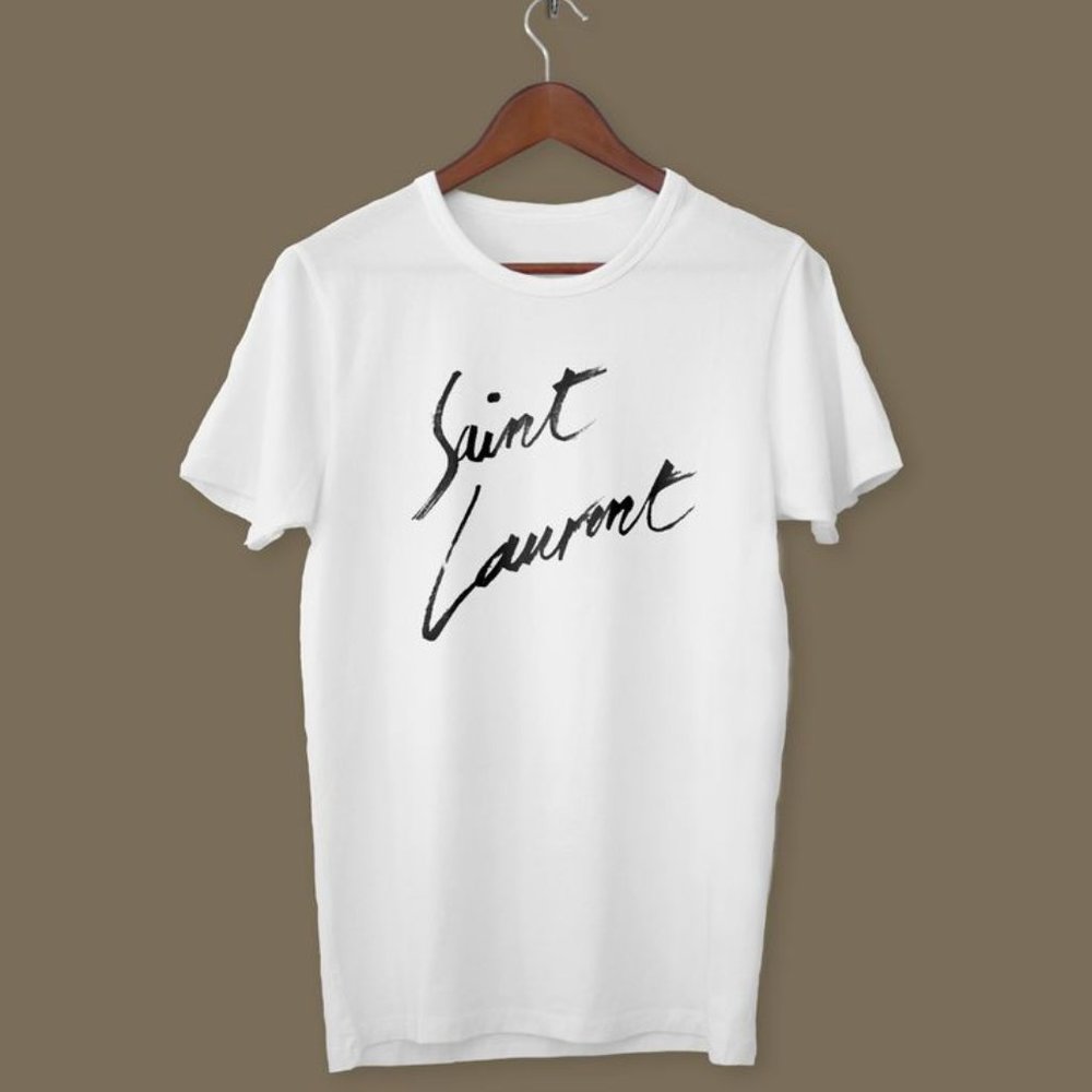 Saint Laurent Designer Graphic Tee